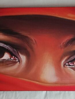 Kunstdruck- Beduinenfrau/Augen - Hannover