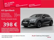 Audi A3, Sportback 40 TFSI e S line, Jahr 2023 - Eching (Regierungsbezirk Oberbayern)