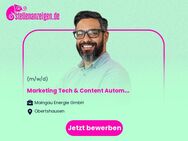 Marketing Tech & Content Automation Experte (w/m/d) mit Fokus auf KI-Tools & MarTech-Systeme - Obertshausen