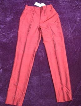 NEU mit ETIKETT * Abend * Ausgeh 100% Seide *  Hose "MARC AUREL" Gr. 34/ XS * bordaux- wein- dunkel- rot * - Riedlingen Zentrum