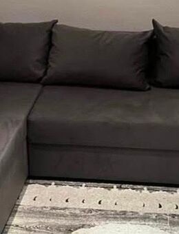 Designer Sofa Denver Samt mit Schlaf- und Klappfunktion - Bocholt