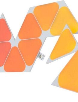 nanoleaf LED Panel Triangles, Dimmfunktion, LED fest integriert, Farbwechsler, Expansion Pack - 10 PK, Erweiterung zum Starter Kit