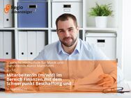 Mitarbeiter/in (m/w/d) im Bereich Finanzen mit dem Schwerpunkt Beschaffung und Vergabe - Mannheim