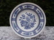 Wood & Son Keramik Speiseteller / England / Dorset / blau & weiß / Vintage - Zeuthen