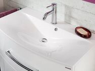 FACKELMANN Einbauwaschbecken Lugano, Gussmarmor, Breite 80 cm