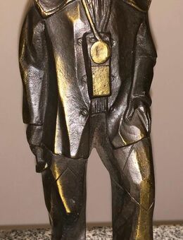 Massive Steiger-Skulptur aus Bronze - Gelsenkirchen