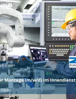 Mitarbeiter Montage (m/w/d) im Innendienst - Wangen (Allgäu)