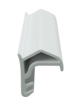 DIWARO Türdichtung FF124 für Stahlzargen | Dichtung 6 lfm | Farben: weiß, braun, schwarz | Fachhandelsware, hergestellt in Deutschland - Moers
