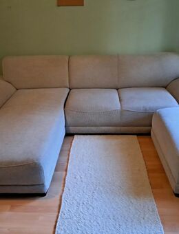 Sofa, U-Form, beige - Oldenburg