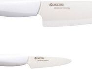KYOCERA Messer-Set GEN (Set, 2-tlg), extrem scharfe Hochleistungskeramik-Klinge, (Schäl-/ Santokumesser)