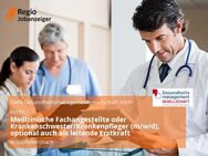 Medizinische Fachangestellte oder Krankenschwester/Krankenpfleger (m/w/d), optional auch als leitende Erstkraft - Gummersbach