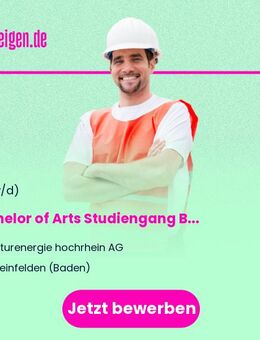 Bachelor of Arts Studiengang BWL-Industrie (m/w/d) ab 01.10.2026 - Rheinfelden (Baden)