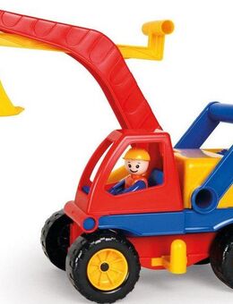 Lena® Spielzeug-Bagger Aktive, mit beweglichem Baggerarm und verstellbarem Fahrgestell
