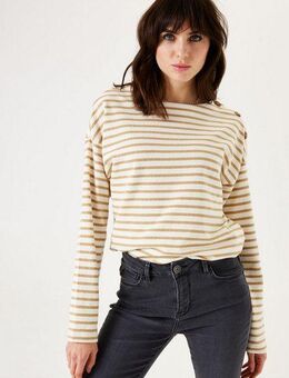 Garcia Sweatshirt mit Knopf-Detail an der Schulter