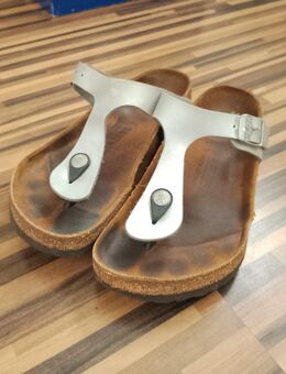 Birkenstock Gizeh silber Gr.37 Damensandale Zehentrenner - Hagen (Stadt der FernUniversität)