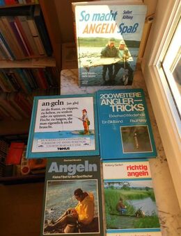 Angeln Angler-Tricks Angelsport Sportfischer 5 Bücher zusammen 6,- Vintage - Flensburg