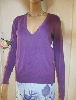 NEUw * Edel * klassisch * V- Ausschnitt * Feinstrick * Pullover "TOMMY HILFIGER" Gr. 36- 38/ S * lila- flieder * violett * veilchen * - Riedlingen