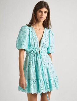Pepe Jeans Sommerkleid DELIA mit Lochstickereien