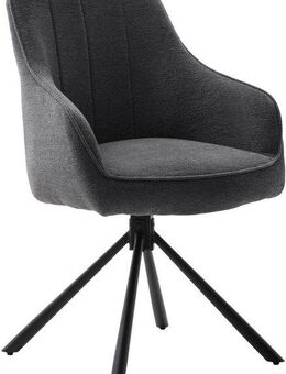 MCA furniture Esszimmerstuhl KASAMA, (2er-Set), 180° drehbar, Belastbarkeit120 kg, Sitzhöhe ca. 51 cm