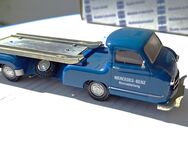 1:43 Conrad Mercedes Benz Rennwagen Transportet --Rennleitung--OVP - Meckenheim