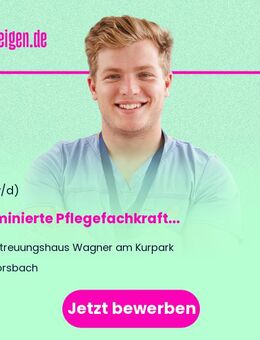 Examinierte Pflegefachkraft (m/w/d) - Nümbrecht