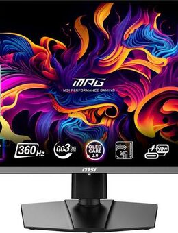 MSI MPG 271QRX QD-OLED Gaming-Monitor (67 cm/27 ", 2560 x 1440 px, WQHD, 0,03 ms Reaktionszeit, 360 Hz, QD-OLED)
