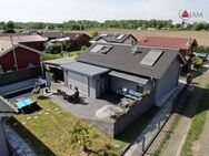 Design trifft See: Exklusive Mini-Villa mit Wellness & Pool am Kinzigsee (Erbpacht 30 Jahre) - Langenselbold
