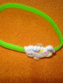 Kinder Silikon Armband Einhorn grün in 61381