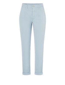 MAC Chinohose CHINO turn up mit dezentem Glanz, elegant und sportiv zugleich