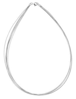 OSTSEE-SCHMUCK Halsreif Ostsee-Schmuck Halsreif Edelstahl 7-reihig (1-tlg)