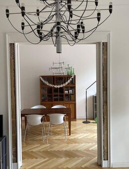 Helle luxuriöse möblierte Wohnung mit Balkon gegenüber Friedrichshainer Volkspark - Berlin