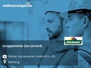 Gruppenleiter Zoo (m/w/d) - Bamberg