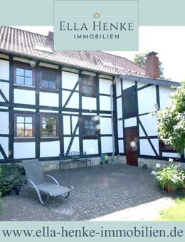 Resthof zum Verlieben! Wunderschönes Fachwerkhaus mit großem Garten + Scheune... - Königslutter (Elm)