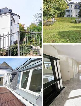 Eigentum mit Altbaucharme in bester Villenlage, Balkon, Kamin, gr. Garten, SUV-TG - Crimmitschau