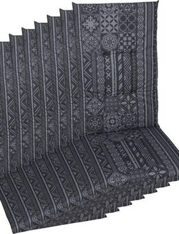 GO-DE Hochlehnerauflage, (Set, 8 Auflagen), in verschiedenen Ausführungen