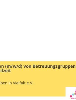 Koordination (m/w/d) von Betreuungsgruppen & Teilhabe Teilzeit - Berlin