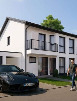 Moderne und großzügige Doppelhaushäfte mit Option auf Garage - Wackernheim