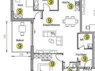 Neubauwohnung 4 Zimmer mit großem Balkon, ideal für Familien - Stimpfach