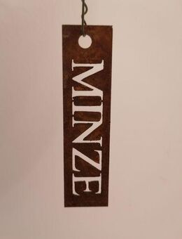 Edelrost Kräuterschild "Minze" - Kraftisried