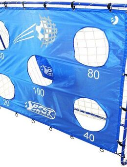 Best Sporting Fußballtor mit Torwand 5 Schusslöcher (Set), sehr stabil, 213x152 cm