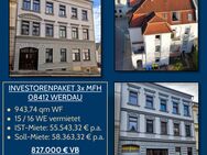 Investorenpaket 3x MFH in 08412 Werdau - Werdau