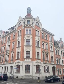 Ganz oben mit Blick ins Grüne! + Dachloggia + 34m² Wohn- und Essbereich + schickes Bad + Parkett - Leipzig