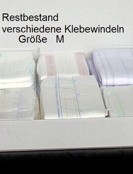 Inkontinenz Klebewindeln, Restbestand - Stuttgart