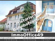 ImmoOffice49-Historisches Bahnhofsgebäude mit zusätzlichem Grund - Rosenberg (Regierungsbezirk Karlsruhe)