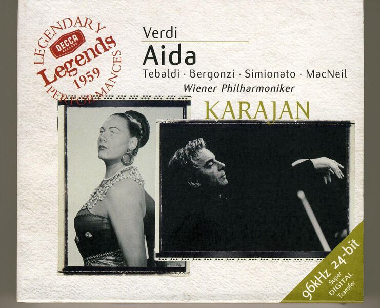 Giuseppe Verdi - AIDA - Renata Tebaldi - DECCA Records Legendary Performances - Gelsenkirchen