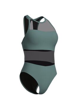 Arena Badeanzug arena Feel Damen Mesh Panels Vent Back Badeanzug (1-St)