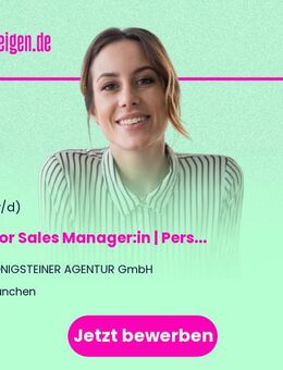 Senior Sales Manager:in | Personalmarketing & Anzeigenmanagement mit Teamleitungs-Perspektive - München