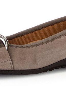 Gabor Florenz Ballerina, Businessschuh, Schlupfschuh mit Elastikeinfass, Weite G