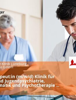 Ergotherapeut:in (m/w/d) Klinik für Kinder- und Jugendpsychiatrie, Psychosomatik und Psychotherapie (KJPP) - Lüneburg
