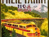 Freie Fahrt USA 2F-Spiele Familienspiel Brettspiel Strategiespiel Eisenbahnspiel - Salgen